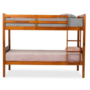 Hiện đại được thiết kế màu trắng rắn gỗ đơn đôi giường tầng với trundle underbed ngăn kéo trẻ em trẻ em tiết kiệm không gian tính năng giá - Product Image 2