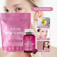 Gummies éclaircissantes HDK OEM ODM au glutathion, collagène et acide hyaluronique, véganes, sans sucre, pour la beauté des cheveux et des ongles
