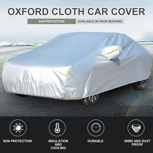 Housse de voiture imperméable personnalisée, protège le logo OEM, vente en gros d'usine, compatible avec tous les modèles de voitures. - Product Image 5