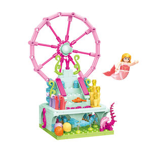 Jeu d'assemblage COGO pour enfants, blocs de construction éducatifs pour filles, paysage océanique - Product Image 2