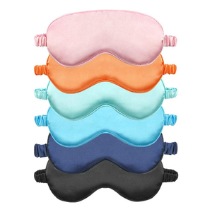 Masque de sommeil en satin de soie personnalisé avec logo, sangle réglable, masque de nuit pour femmes et hommes, masque de voyage durable, bandeau pour les yeux, cadeau de mariage pour demoiselle d'honneur - Product Image 1