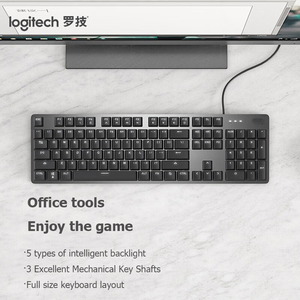 Original Logitech K845 Wired Mechanical Keyboard 104-Key Aluminum Case 5 Backlight Modes for <b>PC</b> Laptop - Product Image 4