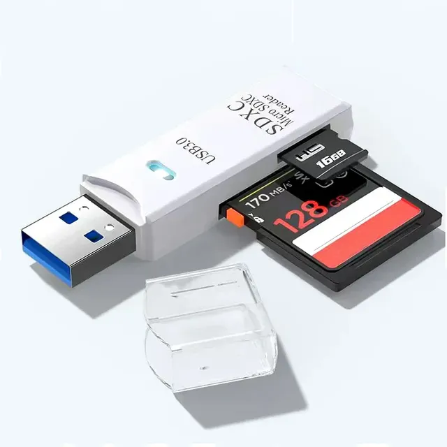 USB3.0 USB2.0 Card Reader High Speed Multi Ports for TF Card Writer Computer Laptop Tablet Memory Expansion Adapter