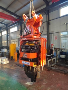 Robust Side Grip Vibro Hammer <strong>for</strong> 30-50 Ton Excavators, Perfect <strong>for</strong> Large-Scale Pile Driving And Soil Compaction - Product Image 5