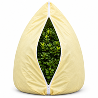 Sac de protection réutilisable en non-tissé pour les jeunes plants de pépinière, les plantes d'extérieur et l'utilisation en serre