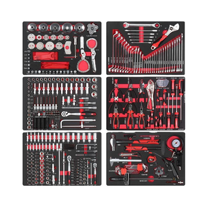 2025 boîtier OEM personnalisable <span class=keywords><strong>Cr</strong></span>-V Kit à main en acier combinaison clés à cliquet tournevis perceuses manuelles pour atelier de réparation - Product Image 2
