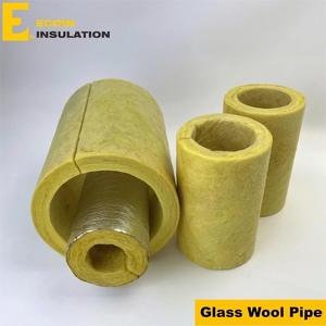 Sezione di Tubo in <span class=keywords><strong>Lana</strong></span> di Vetro Rivestito in Alluminio per HVAC e Tubazioni dell'Acqua Refrigerata, Barriera al Vapore Ignifuga, Fornitura Diretta dalla Fabbrica - Product Image 4