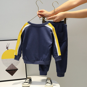 Ensemble de vêtements pour enfants automne-hiver, vêtements de sport chauds pour garçons, ensembles de jogging formels en tricot pour enfants - Product Image 2