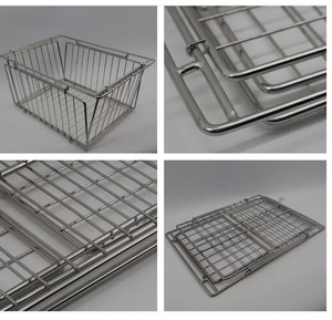 Cesta Metálica Plegable Moderna con Lámina de PVC, Organizador para Despensa, Congelador, Cocina, Armario, Camping, Almacenamiento Doméstico, Sostenible - Product Image 3
