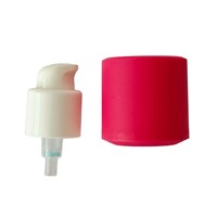 Pompe à dentifrice en plastique de 18 mm, buse de pulvérisation externe, couvercle double couche moulé par injection, tête de pompe à pression pour lotion et huile essentielle