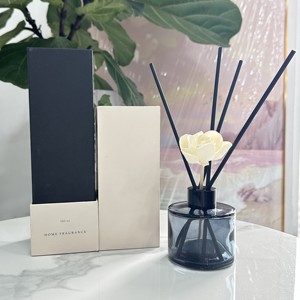 Áo choàng tắm sang trọng trong suốt màu đen xe sậy khuếch tán Chai Thủy Tinh hương thơm với nhãn Logo 100ml 120ml 200ml 500ml - Product Image 5