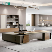 Bureau de direction moderne et luxueux extensible Liyu - Mobilier de bureau