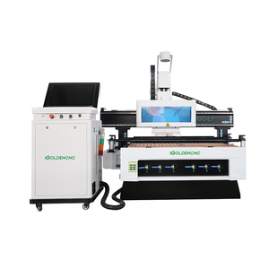 1325 1530 2030 ATC <span class=keywords><strong>CNC</strong></span> <span class=keywords><strong>Router</strong></span> máy với Saw cắt đầu cho chống cháy <span class=keywords><strong>Board</strong></span>/thạch cao <span class=keywords><strong>Board</strong></span> cắt - Product Image 3