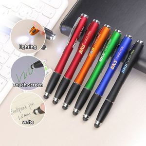 1.0mm Black <b>LED</b> Light Plastic Ballpoint Pen with Modern Design Customizable Logo Stylish Sports Body for Office/School Use - Product Image 5