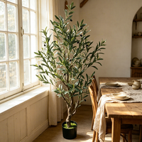 Moderner Stil Hausdekoration Künstlicher Olivenbaum Künstlicher Oliven-Bonsai Topfpflanze Büro Einkaufsladen Dekoration Kulissen für Veranstaltungen
