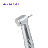 Wisedent BR-164PH Dental High Speed LED Handpiece, 3 Semprotan Air, Bantalan Keramik, Tombol Tekan Turbin Udara, Penjualan Langsung Pabrik