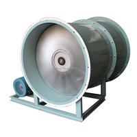 BYT Serie Mobiler Axialventilator mit Verstellbaren Flügeln, Hitzebeständig für Holztrocknungsofen, Beweglicher Geräuscharmer Axialventilator Bidirektional