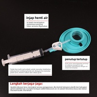 Kit d'expérimentation des lentilles d'eau pour les jeunes : Modèle oculaire pour l'expérimentation en optique, correction de la myopie et de l'hypermétropie, lentilles concaves et convexes