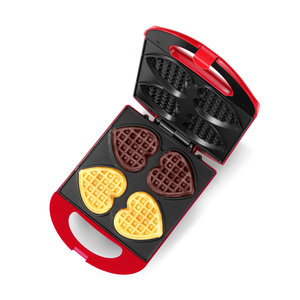 Non-Stick Hart Elektrische Wafelijzer, Maakt 4 Hartvormige Wafels In Minuten, Valentijnsdag Vakantie Beperkt, Zoals Te Zien Op Tv - Product Image 6