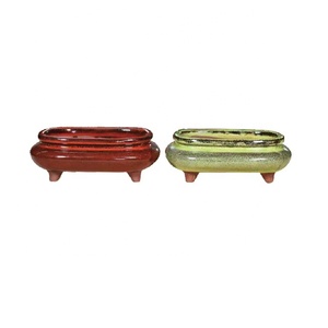 Proveedor de jardín de China, maceta hecha a mano, macetas de bonsái de cerámica - Product Image 6