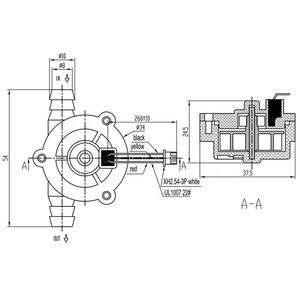0,2~6L/MIN <span class=keywords><strong>Spile</strong></span> Kleiner und Präziser Kunststoff-Wasserdurchflusssensor für Kaffeemaschinen - Product Image 6