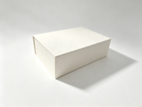 Boîte cadeau magnétique pliable de luxe sur mesure, avec gaufrage, doublure en éponge, matériaux recyclés, carton rigide pliable