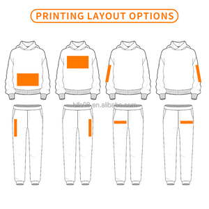 Ropa de calle de alta calidad, diseño de rayas laterales, Sudadera con capucha y pantalones de chándal de pierna ancha, conjunto de 2 piezas, chándal informal con estampado para hombres - Product Image 6