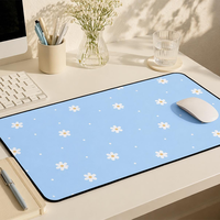 Tapis de souris de jeu Kawaii de style japonais avec logo personnalisé pour salle blanche