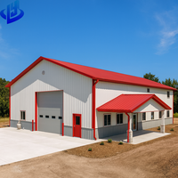 Kits de Projets de Bâtiments Commerciaux Préfabriqués Modernes en Structure Acier pour Entreprises de Construction