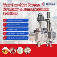 Homogénéisateur mélangeur doseur à cisaillement élevé, hydraulique électrique à haute vitesse, mobile, pour crème cosmétique, avec pompe chimique en acier inoxydable