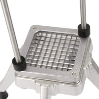 Commerciële Hand Gehouden Groente Fruit Aardappelen Champignons Frituur Snijmachine Snijmachine Shredder Hakselaar Hakselaar