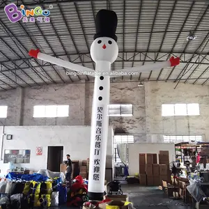 맞춤형 거대한 풍선 눈사람 모델 크리스마스 풍선 에어 댄스 디자인 크리스마스 장식 이벤트 파티