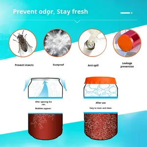 Tapas de Silicona Europeas Americanas a Prueba de Fugas para Latas de Uso Doméstico, Sellado Creativo Fácil de Abrir para Coca-Cola, Cerveza y Otras Bebidas - Product Image 3