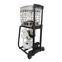 Lanceur de balles de pickleball automatique portable, compact et mignon, pour service gauche-droite