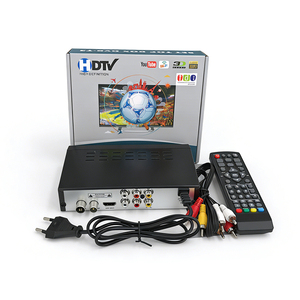 HDTV DVB-T2 เครื่องรับสัญญาณภาคพื้นดินดิจิตอลฟูลเอชดี 1080P WiFi YouTube พร้อมใช้งานแบบพลักแอนด์เพลย์พร้อมรีโมทและสาย AV - Product Image 2