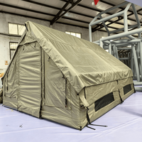 Imperméable à montage rapide 12 ㎡   Tente de camping gonflable 600D, tente de camping portable de luxe, adaptée aux aventures en plein air