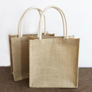 Горячая Распродажа, джутовый мешок с ручками поставщиков оптом джутовые мешки - Product Image 5