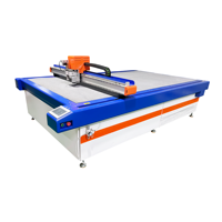 Machine de découpe automatique CNC WT-PC pour échantillons de carton avec table à aspiration sous vide, éjection de matrices, zone de coupe 1200x1200mm