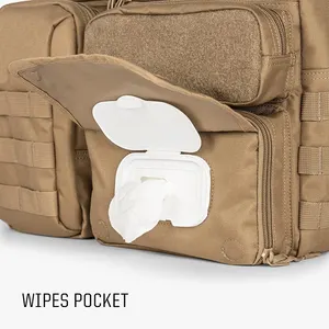 Multifunction Stylish Travel Tactical Dad Diaper Bag Maternity Baby Nappy Bags