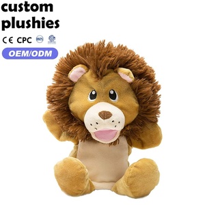 Marioneta de Mano de León de Peluche Suave Personalizada con Crin, Marioneta de León de Peluche para Juego Imaginativo Infantil - Product Image 3