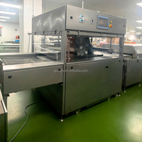 GUSU Automatische RVS Chocolade-omhullingsmachine Coatinglijn met Koeltunnel 220V/380V Aanpasbare Capaciteit