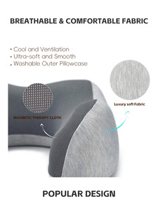 Voyage cou oreiller <span class=keywords><strong>avion</strong></span> mémoire mousse oreiller vol appui-tête sommeil Portable - Product Image 3