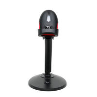 Escáner de Código de Barras USB Portátil, Lector de Códigos QR 1D, CMOS, 300 Escaneos/Segundo, Conexión por Cable, Plug and Play, para Supermercados y Comercios Minoristas, en Stock