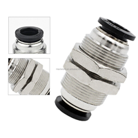 Raccord pneumatique MAXIWORLD PM 1/4" 1/2" filetage BSPT, connecteur rapide pour tube d'air de 6 mm et 8 mm