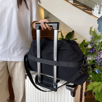 Sac de sport OEM imperméable en Oxford grande capacité avec compartiments séparés pour vêtements secs et mouillés, idéal pour le yoga, la natation, les voyages et la gym, avec poches multiples et passant pour trolley
