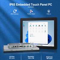 Panel PC Industrial Táctil Resistivo de Alta Calidad con Sistema X86 Personalizado de Fábrica de 15 Pulgadas