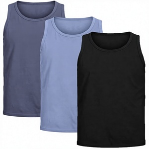 Men's 100% Cotton Tank <b>Slim</b> Fit Sleeveless <b>Vest</b> Casual Summer Sports Tee - Product Image 3