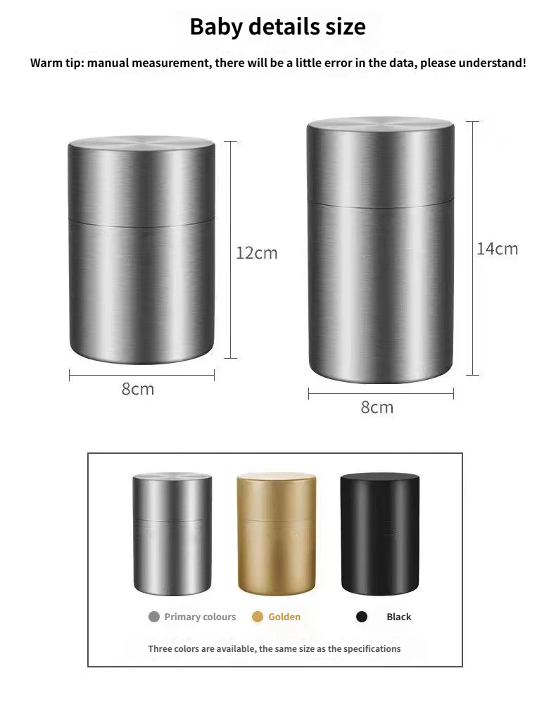 Black tea canister-large size