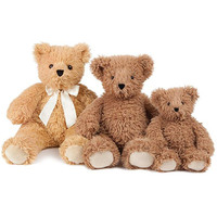 Vente en gros, promotion exceptionnelle : Ours en peluche personnalisé de 13 pouces, doux et câlin, ours brun souple