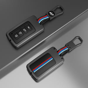 Housse de clé pour Toyota, étui de protection pour clé intelligente pour Toyota Sequoia Highlander XLE Camry, Corolla XSE RAV4 Tundra Tacoma - Product Image 1